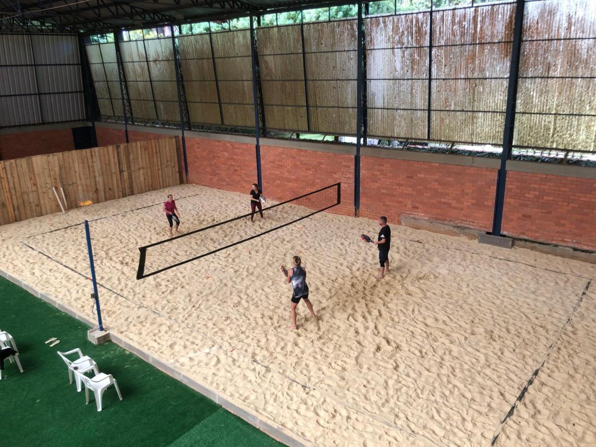 Estalagem Vila Suzana - Quadra De Beach Tennis Indoor Canela Exteriör bild